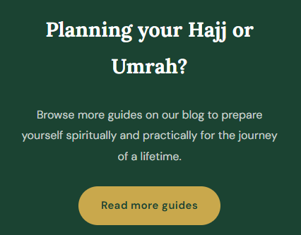 Planning your Hajj or Umrah