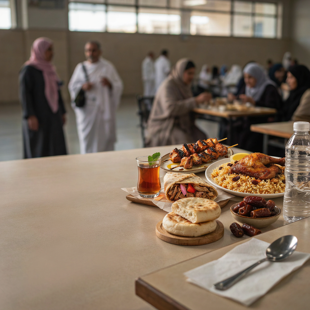 How much does food cost in Makkah and Madinah?