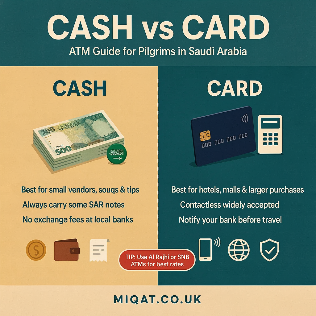 Cash vs Card in Saudi Arabia ATM Guide for Pilgrims